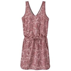 Patagonia Fleetwith dress - evening mauve size small